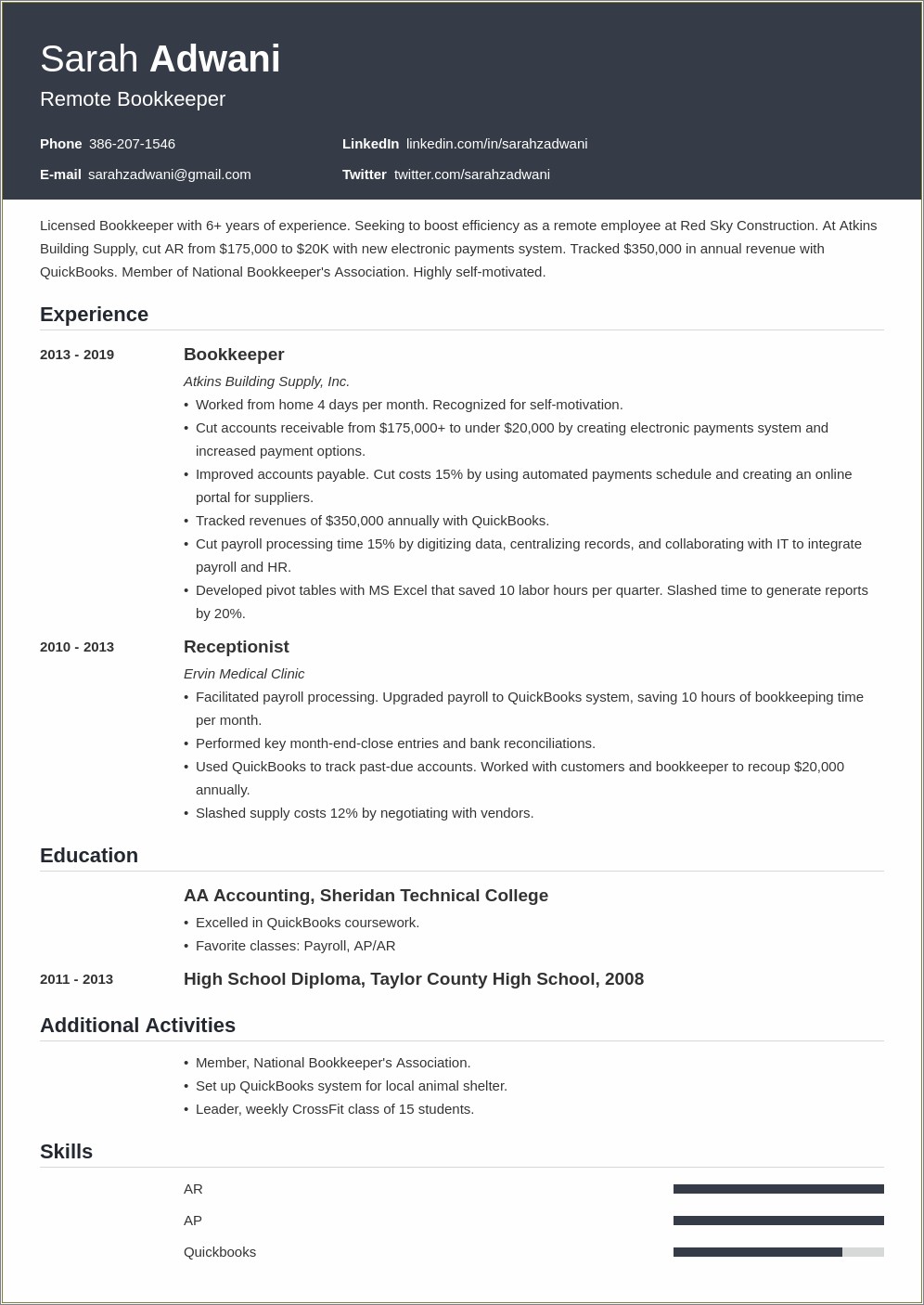 Resume Objectives On Returning To Former Employer - Resume Example Gallery