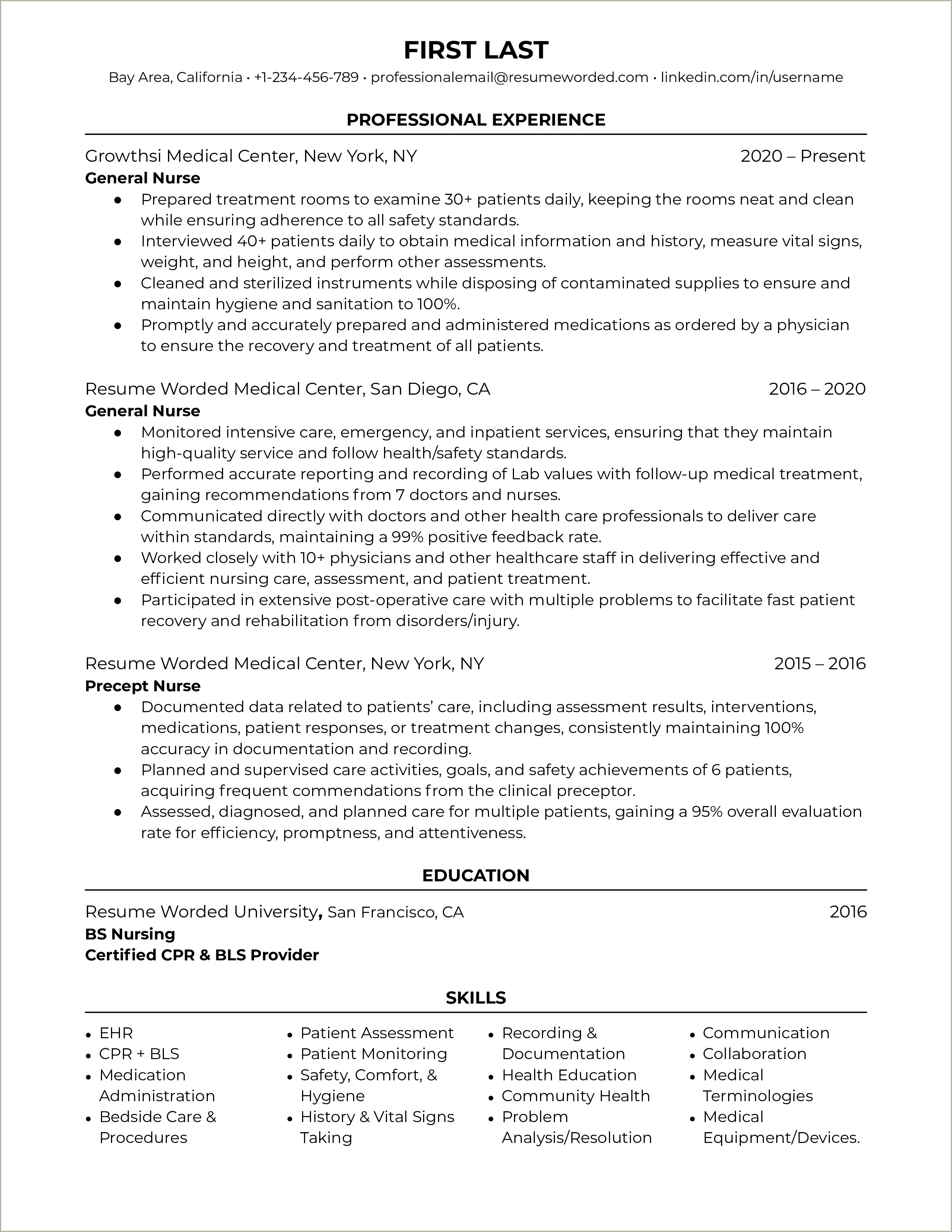 Sample Resume With Gpa Listed - Resume Example Gallery
