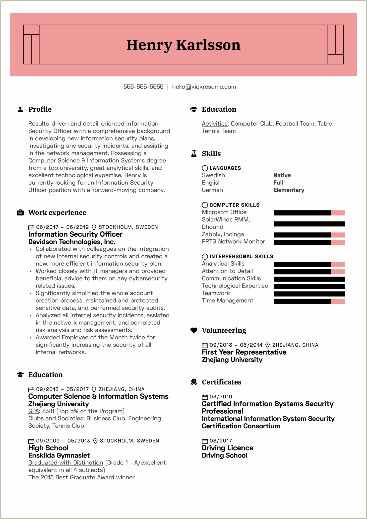 sample-security-guard-resume-description-resume-example-gallery