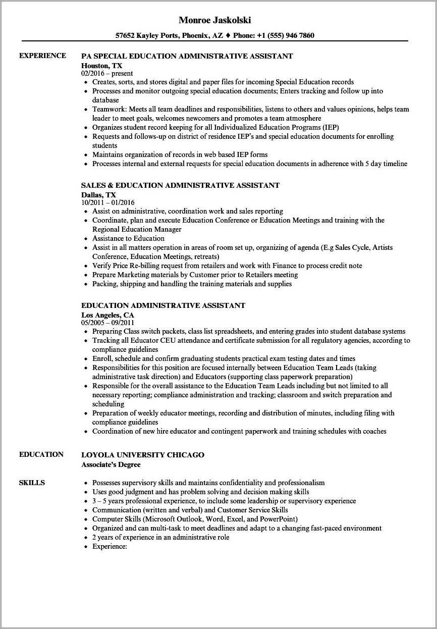 good-objective-for-school-employee-resume-resume-example-gallery