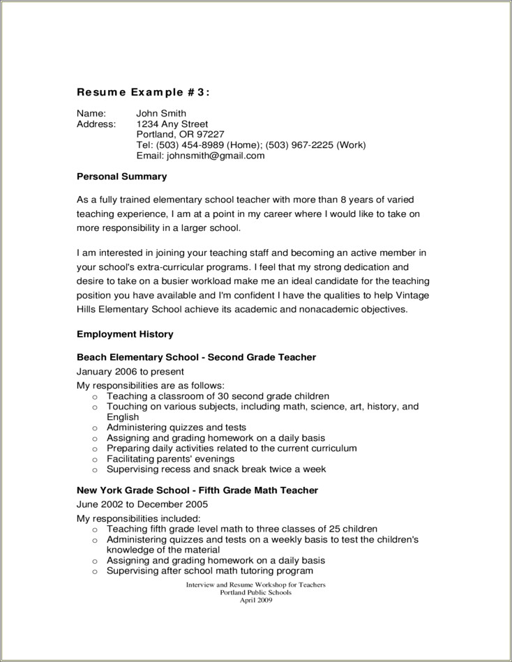 second-grade-teacher-resume-examples-resume-example-gallery