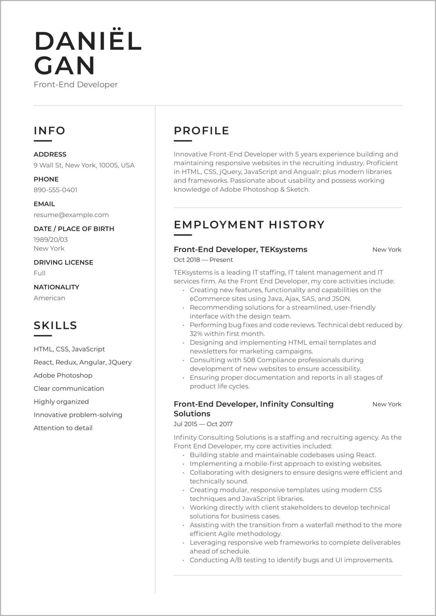 resume-education-self-taught-skills-resume-example-gallery