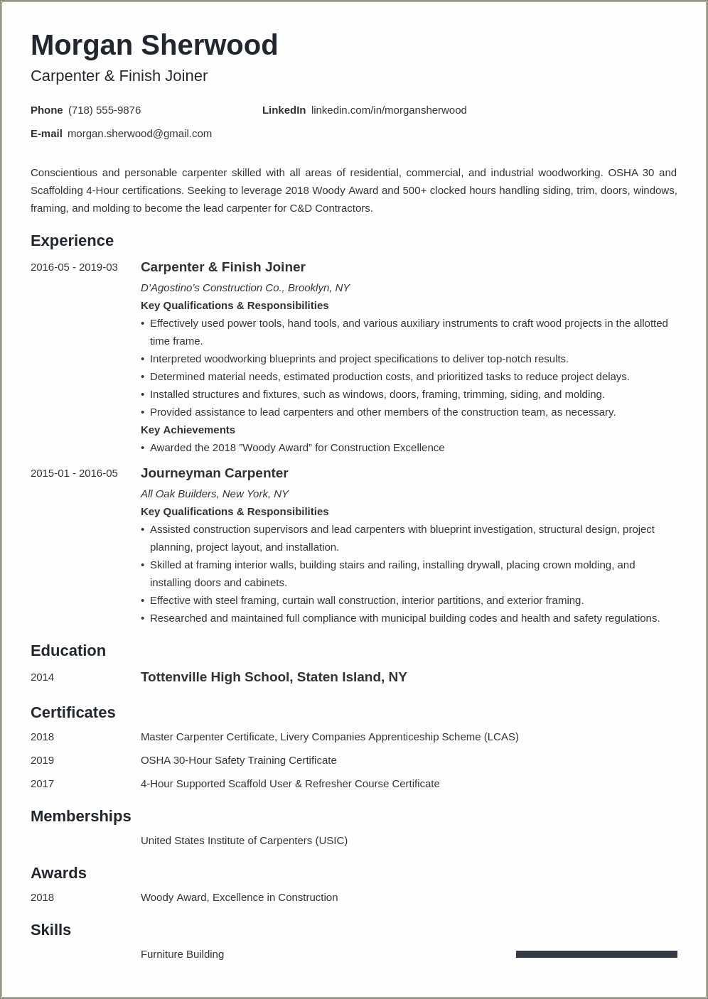 Sheet Metal Mechanic Resume Examples - Resume Example Gallery