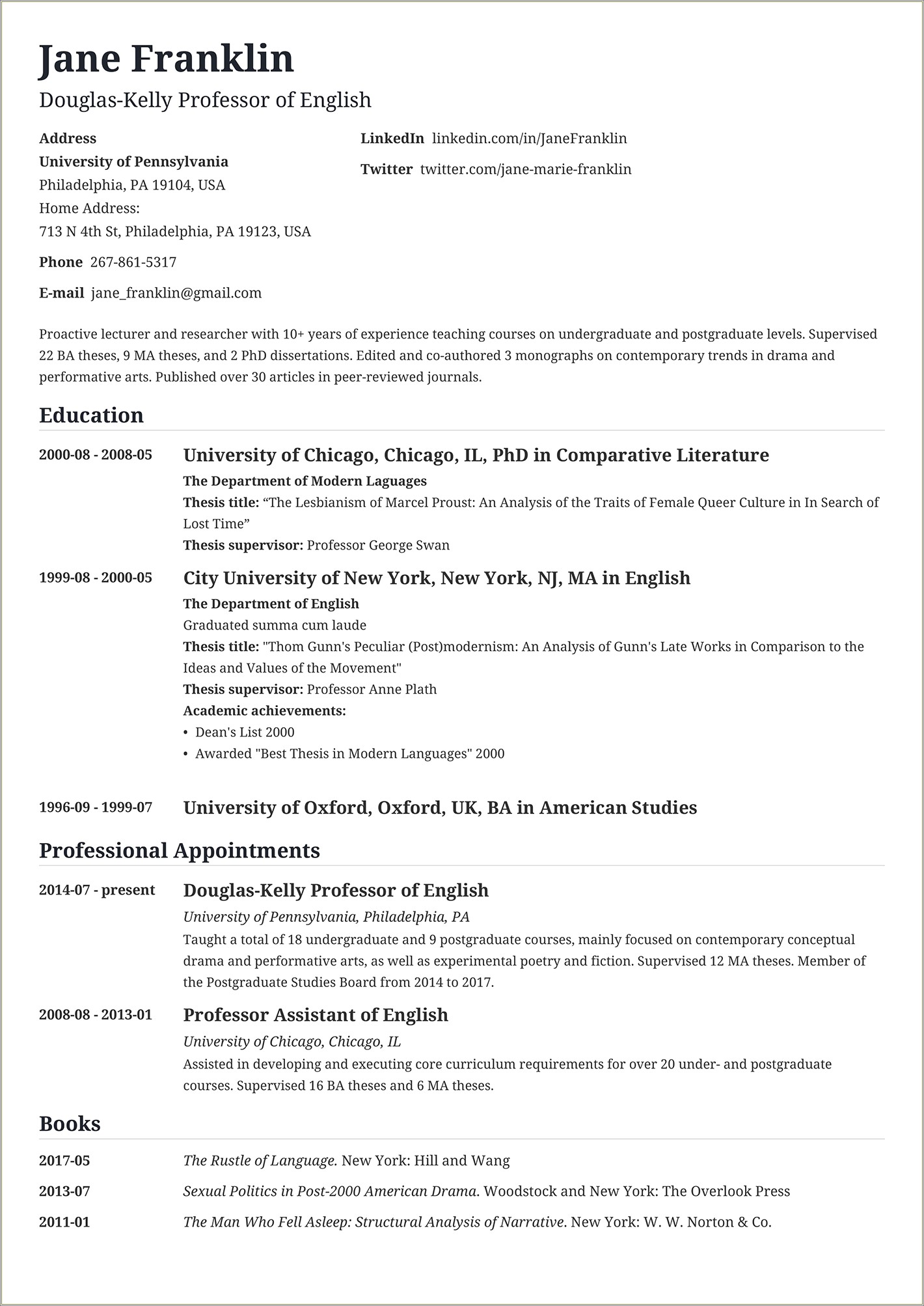 Show Me Some Resume Samples - Resume Example Gallery