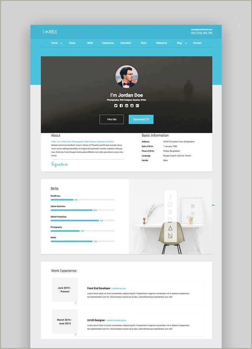 simple-free-html-resume-theme-resume-example-gallery