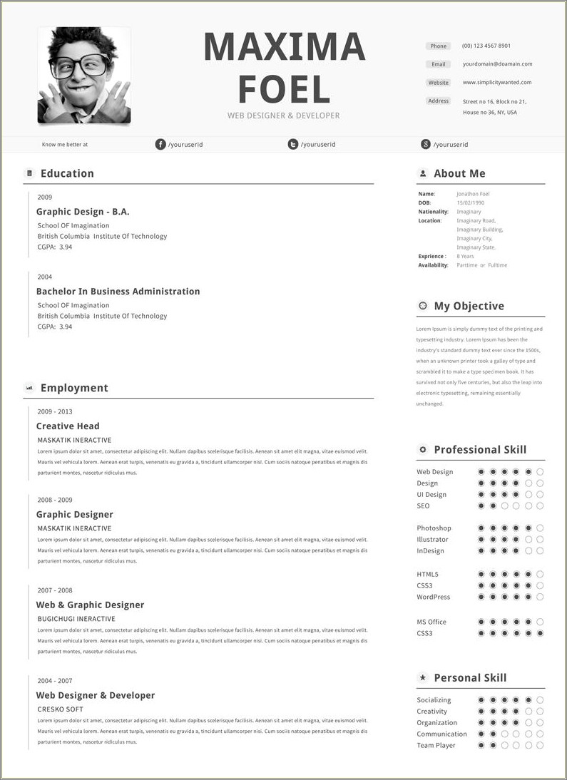 single-page-word-resume-examples-resume-example-gallery