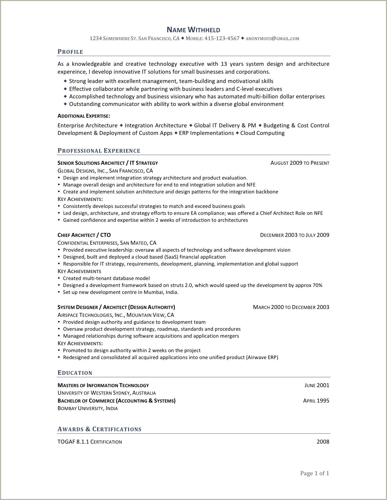 Skills Based Vs Chronological Resume - Resume Example Gallery