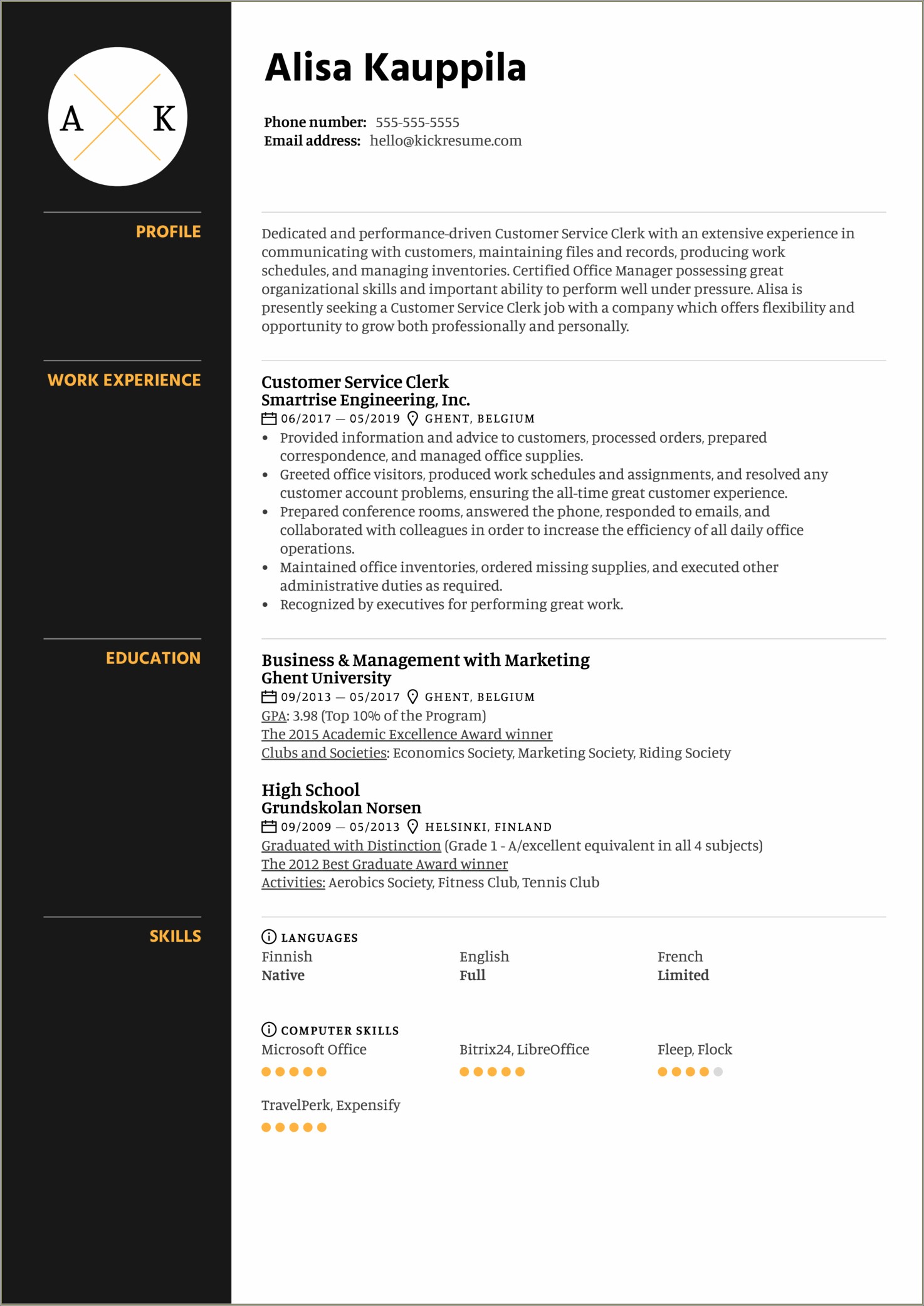 skills-for-a-resume-clerical-resume-example-gallery