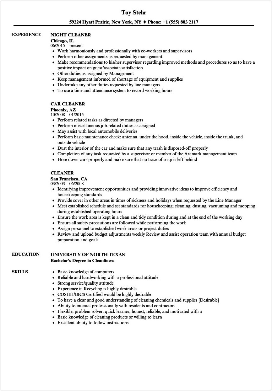 skills-for-dry-cleaner-resume-resume-example-gallery