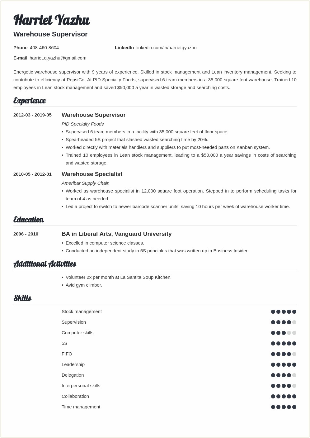 resume-examples-starbucks-shift-supervisor-resume-example-gallery