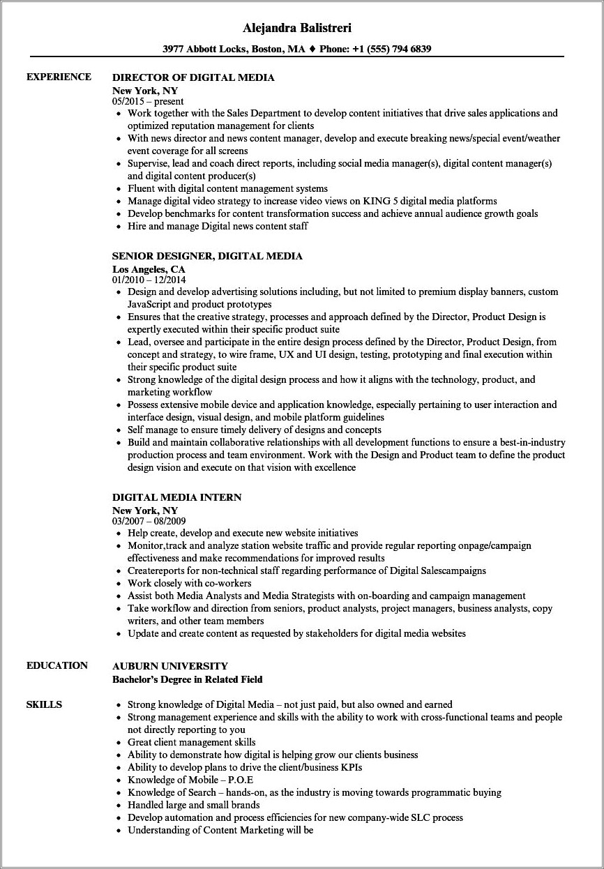 social-media-resume-sample-skills-resume-example-gallery