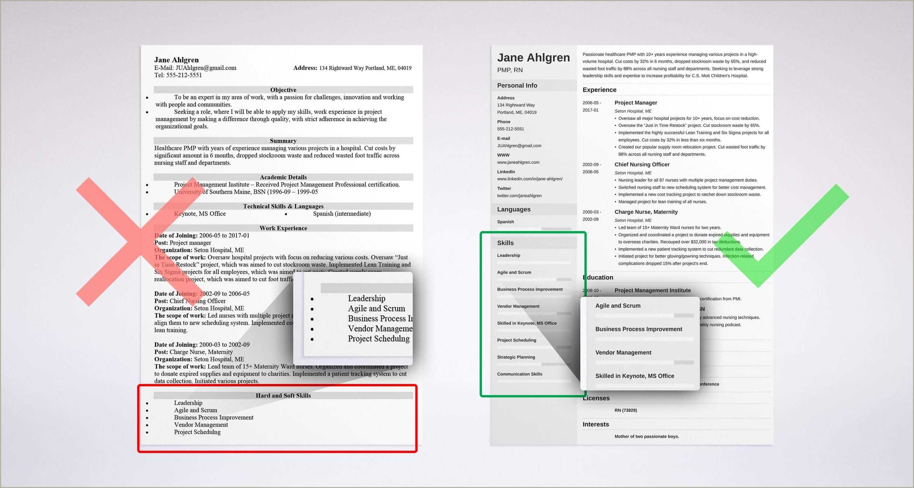 Skill Summary For Resume Example