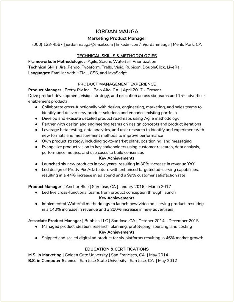 software-product-manager-resume-objective-resume-example-gallery