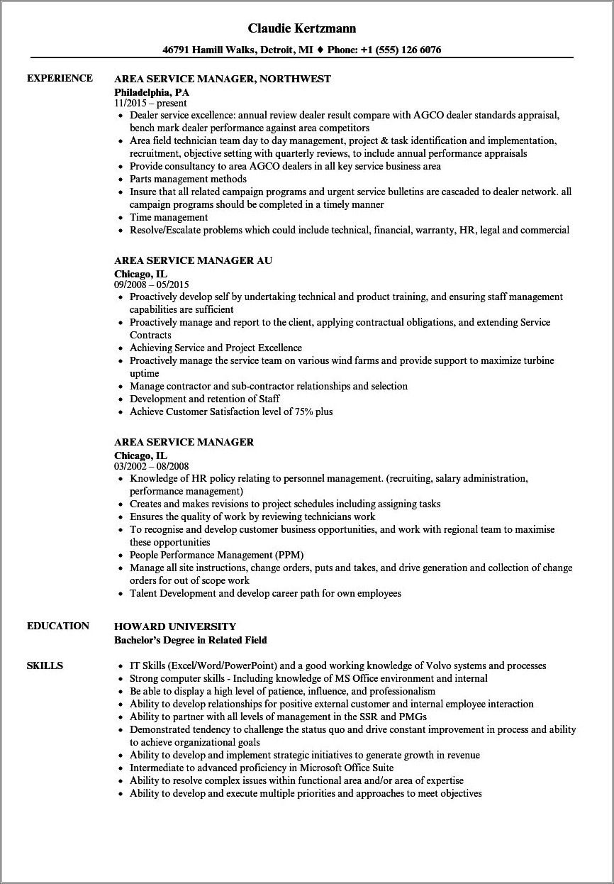 Specific Skills Area Resume Examples Resume Example Gallery