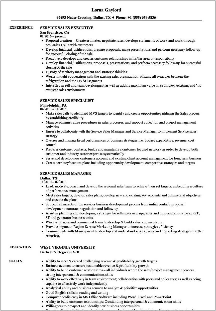 Spectrum Direct Sales Resume Sample Resume Example Gallery