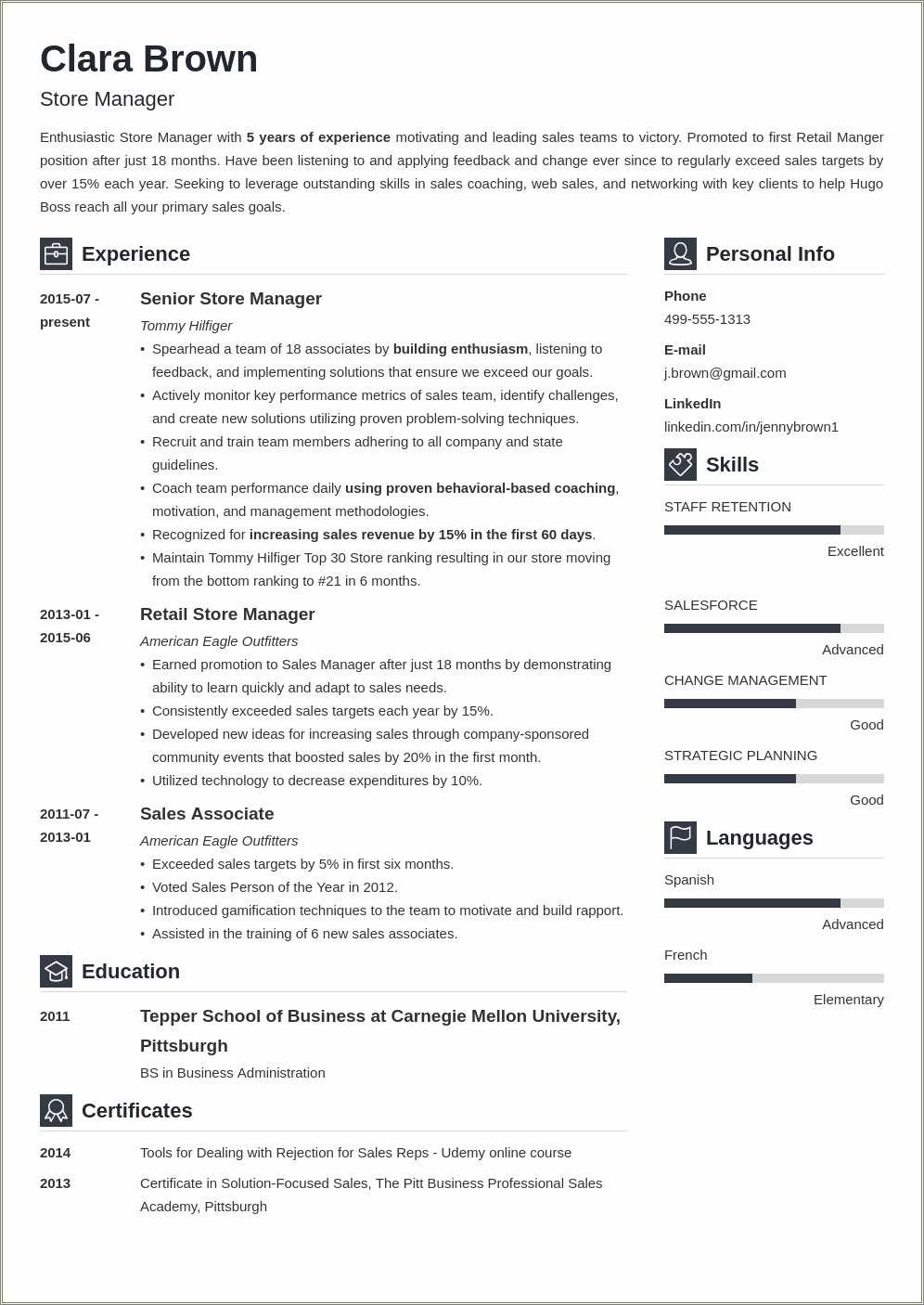 Store Manager Resume Hot Topic - Resume Example Gallery