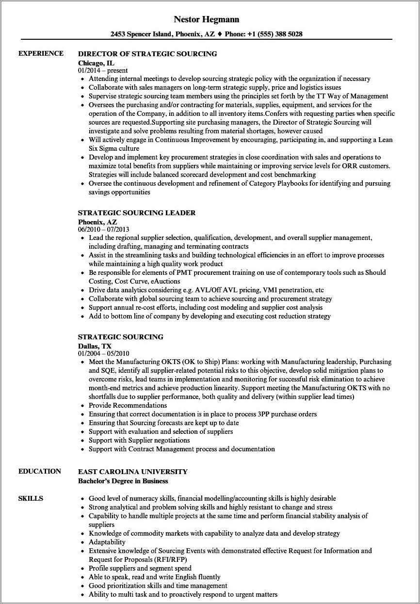 strategic-sourcing-manager-resume-summary-resume-example-gallery