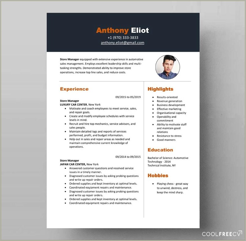 Strong Resume Examples Word Doc Resume Example Gallery