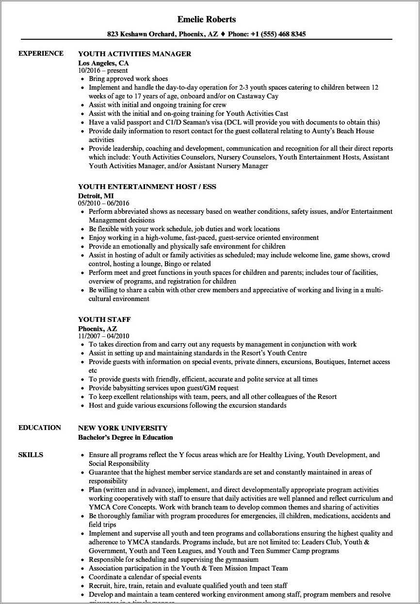 Survival Job Resume Samples 2019 - Resume Example Gallery