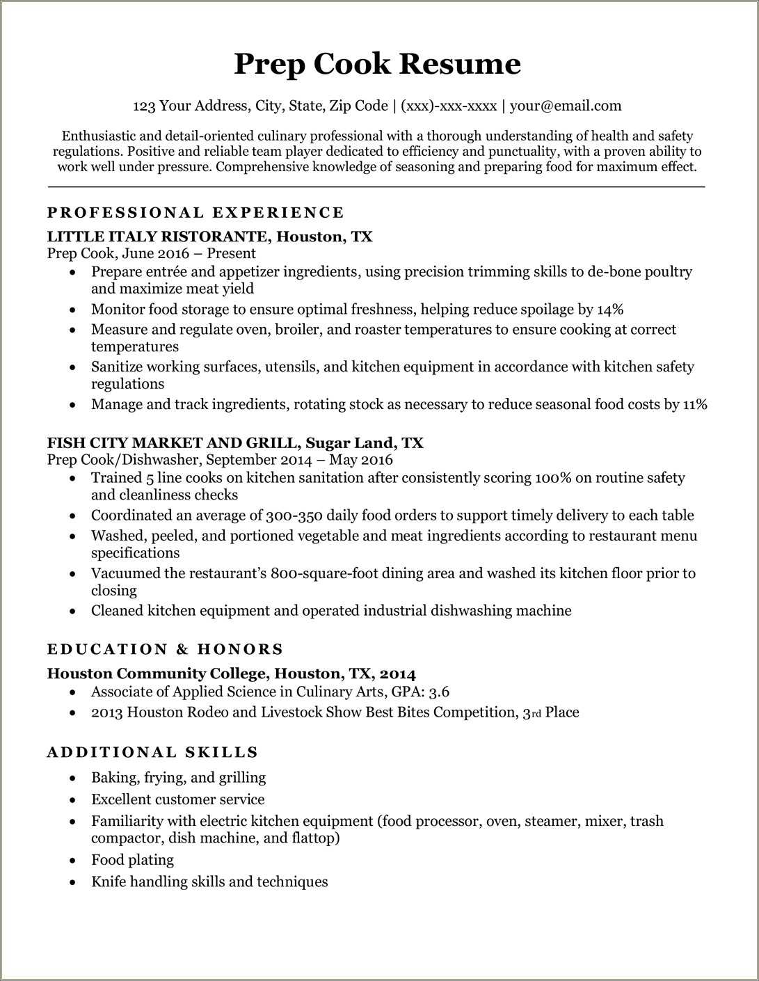 Resume Team Player Skills Examples Resume Example Gallery