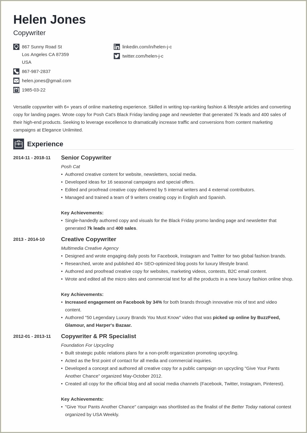 Tips For Writing Resume Sample - Resume Example Gallery