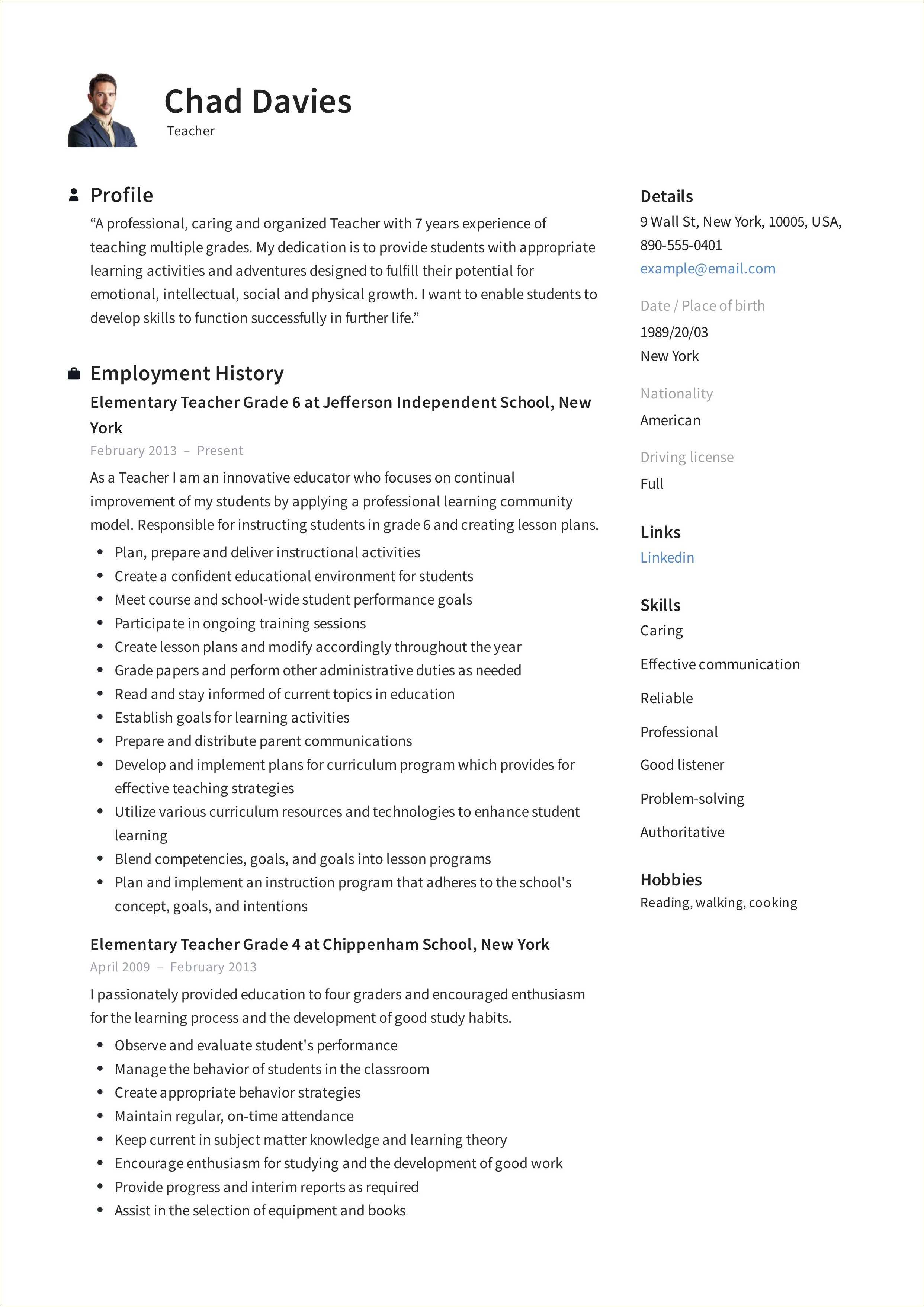 top-skills-for-teacher-resume-resume-example-gallery