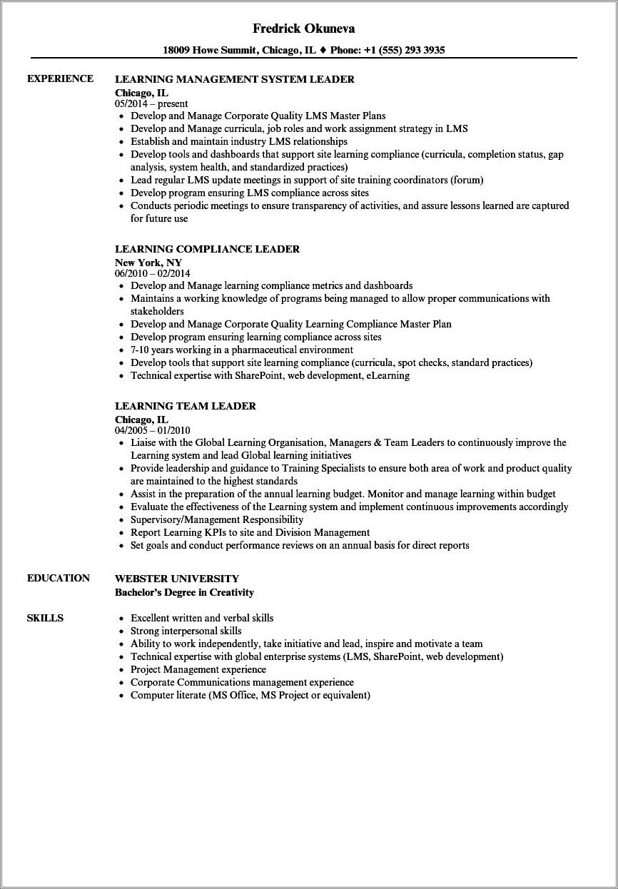 training-and-leadership-skills-resume-resume-example-gallery