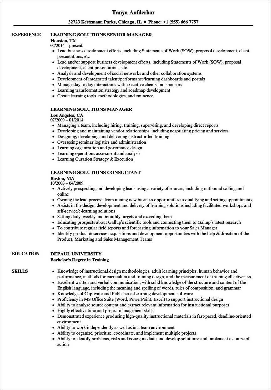 Sample Resume For Acs Assessment - Resume Example Gallery