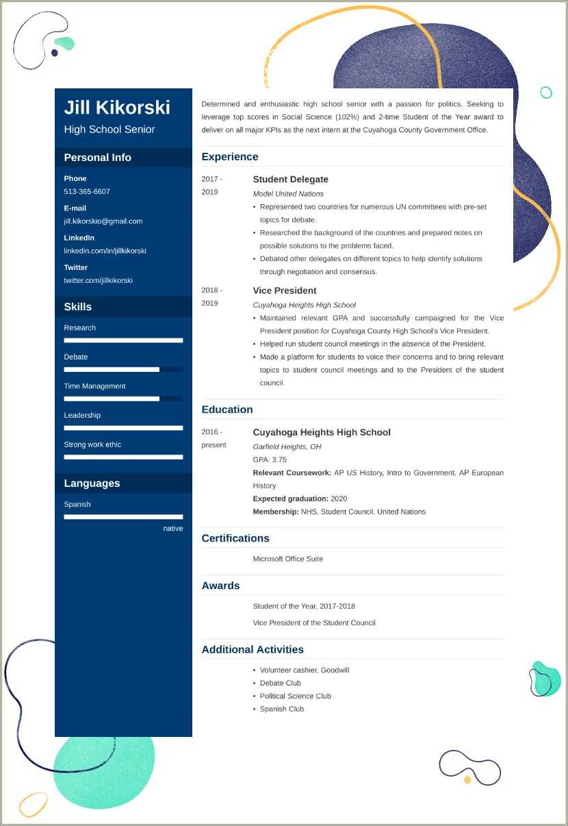 skills-for-resume-entry-highschool-resume-example-gallery