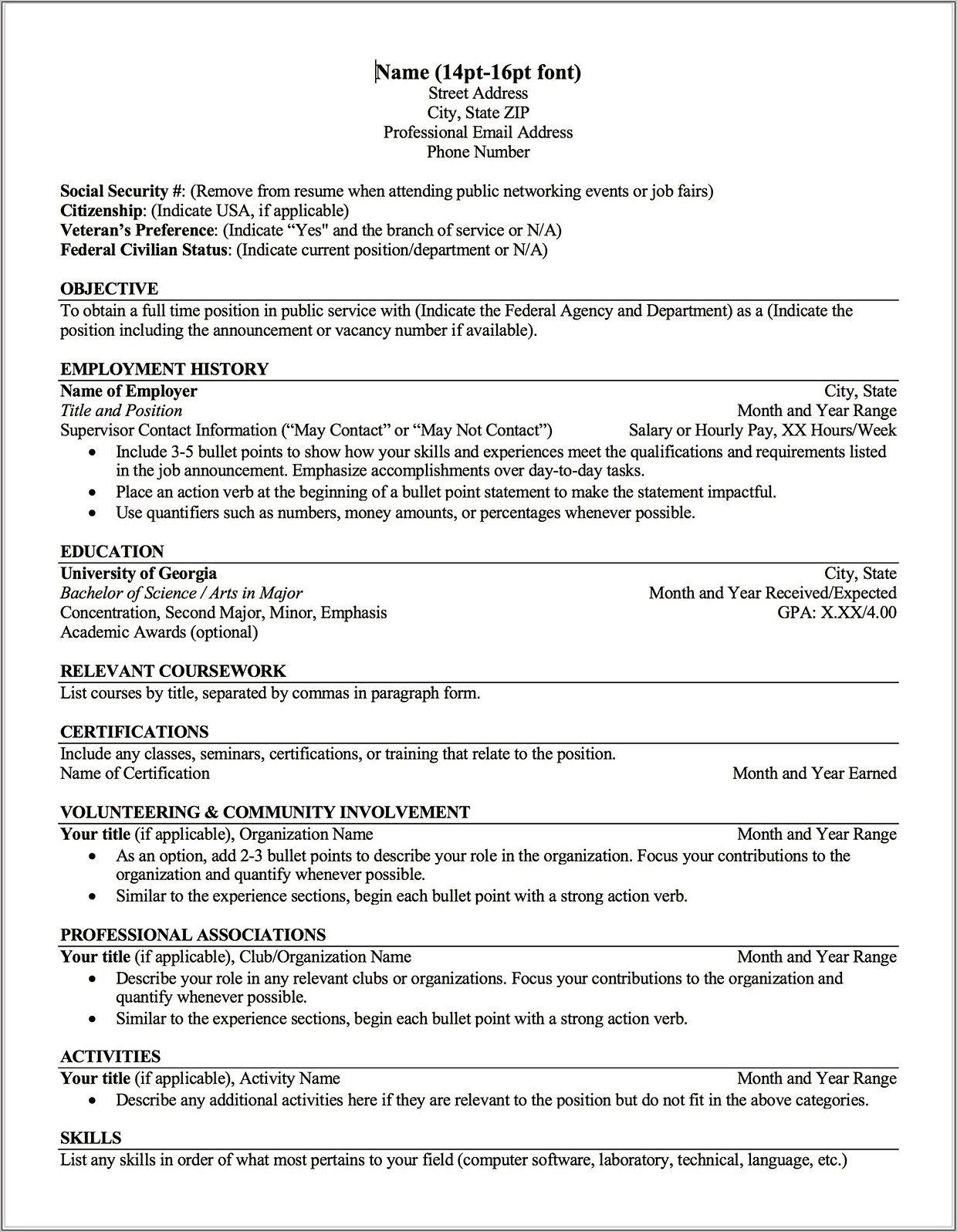 uf career center resume help