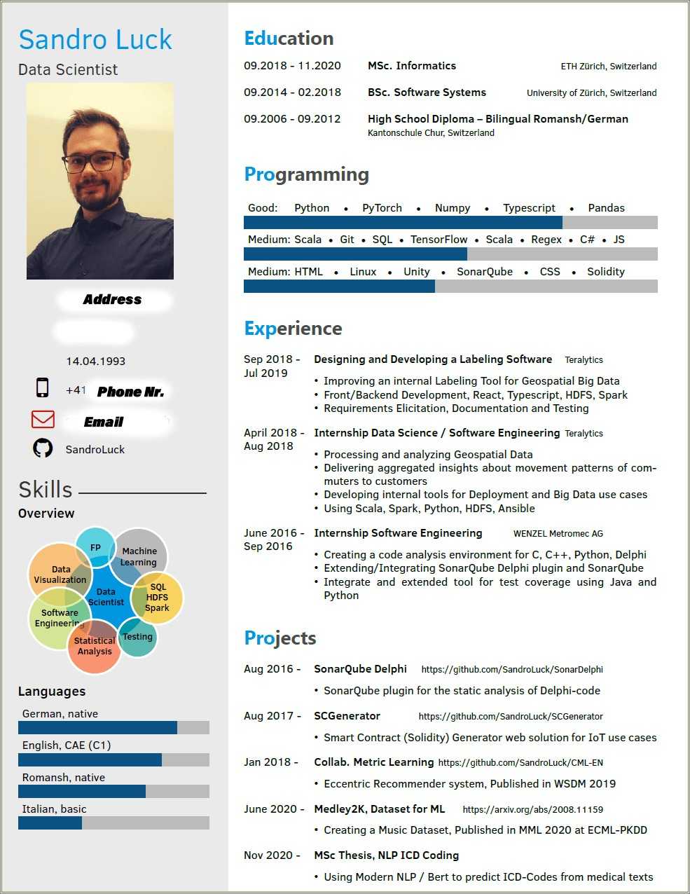 Undergraduate Cybersecurity Internship Resume Samples - Resume Example ...