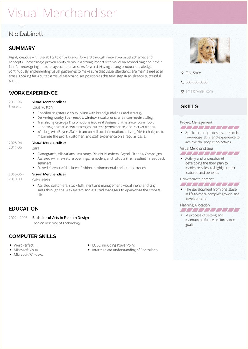 visual-merchandising-resume-objective-sample-resume-example-gallery