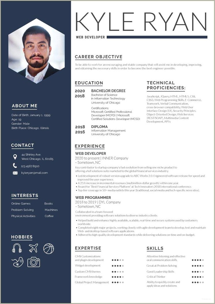 Web Developer Resume Skills Examples - Resume Example Gallery