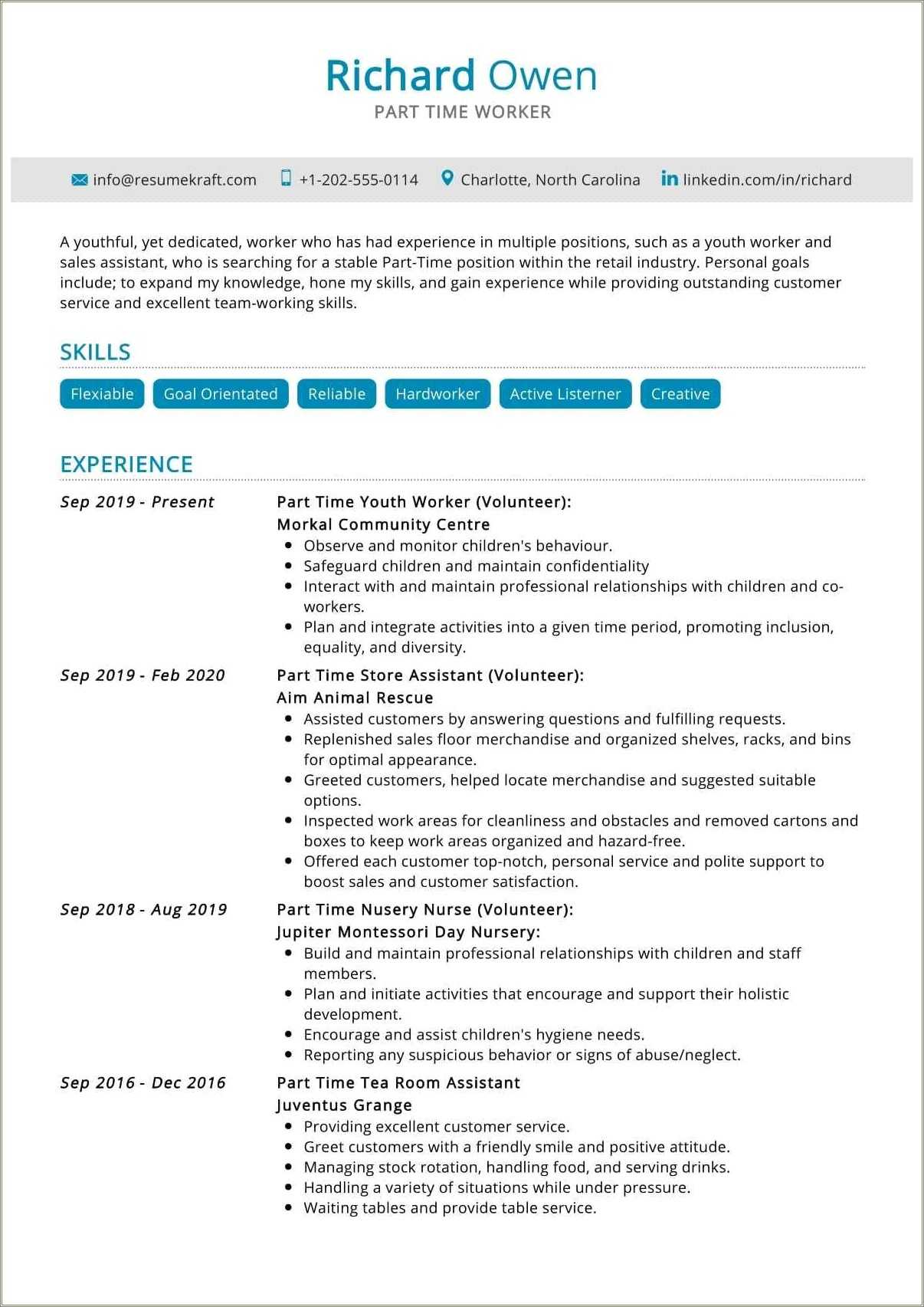 Residential Youth Worker Resume Sample - Resume Example Gallery