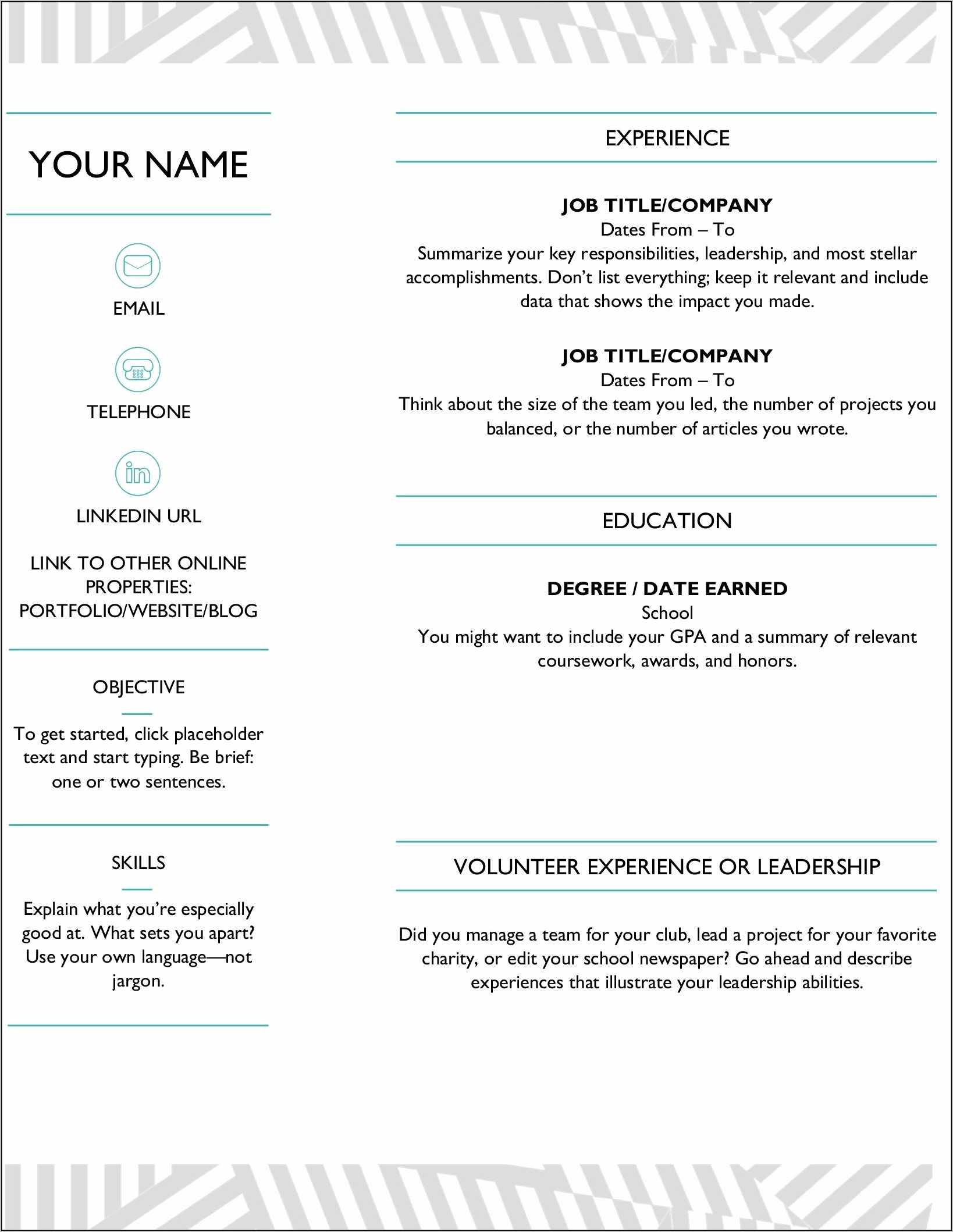 simple-resume-formats-for-freshers-in-word-free-download