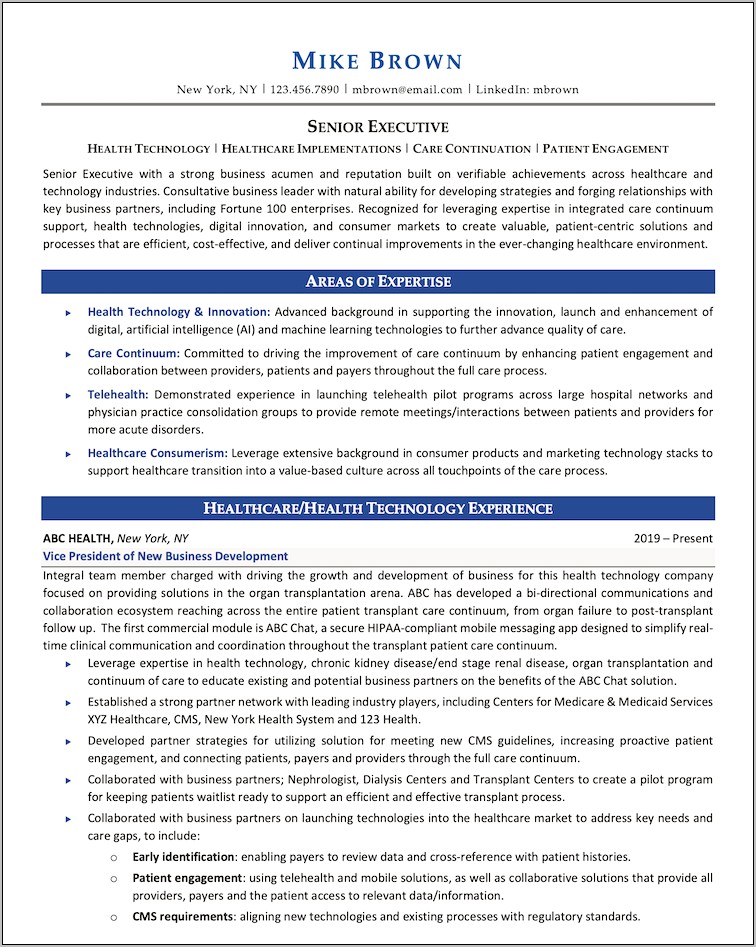 Resume Format For Older Job Seekers - Resume Example Gallery