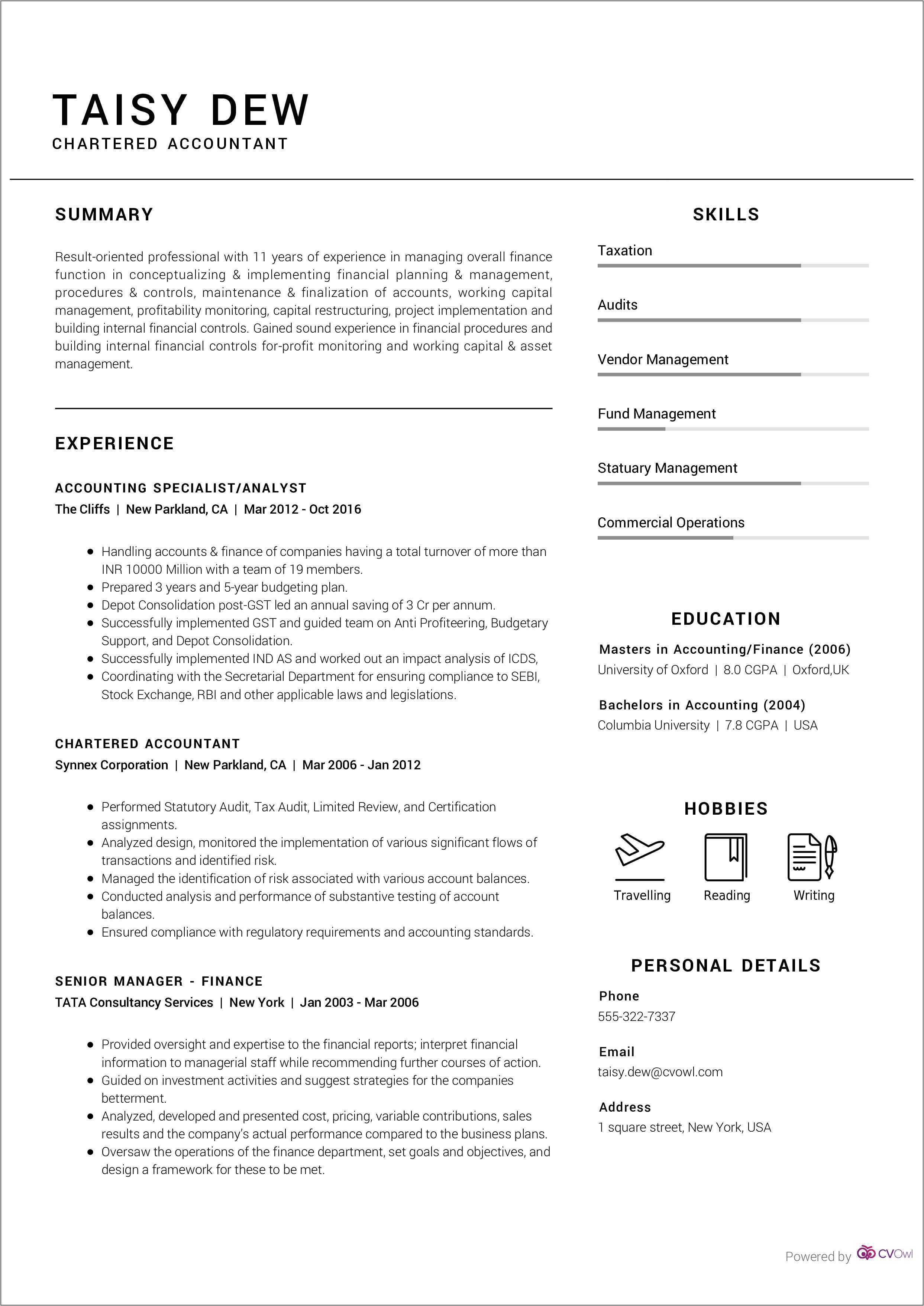 resume-format-for-semi-qualified-ca-in-word-resume-example-gallery