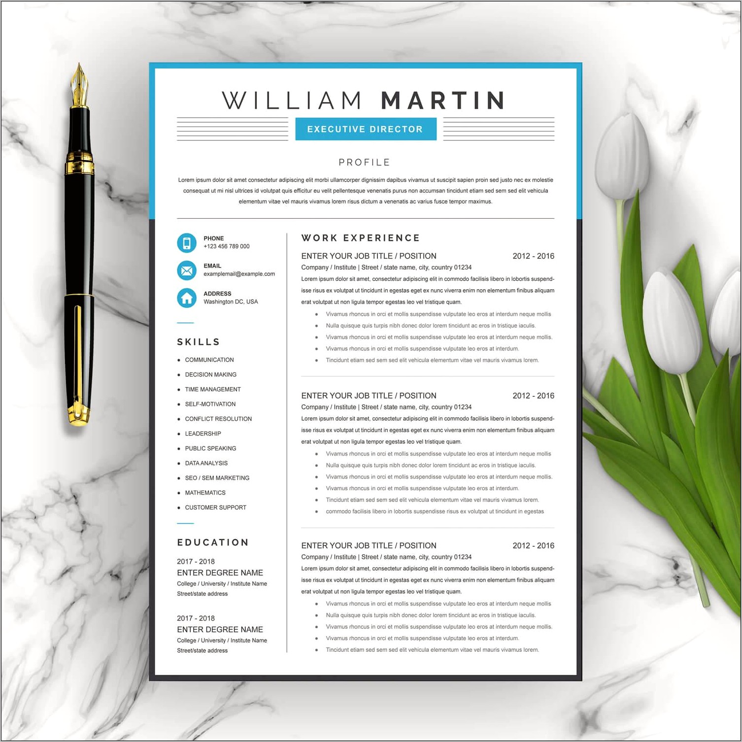 managing-director-resume-sample-guided-writing-resume-guide-resume