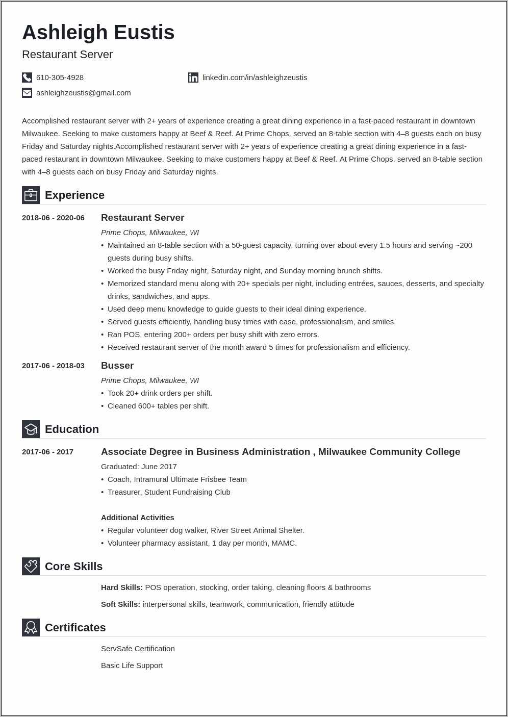 server-assistant-resume-examples-and-tips-zippia