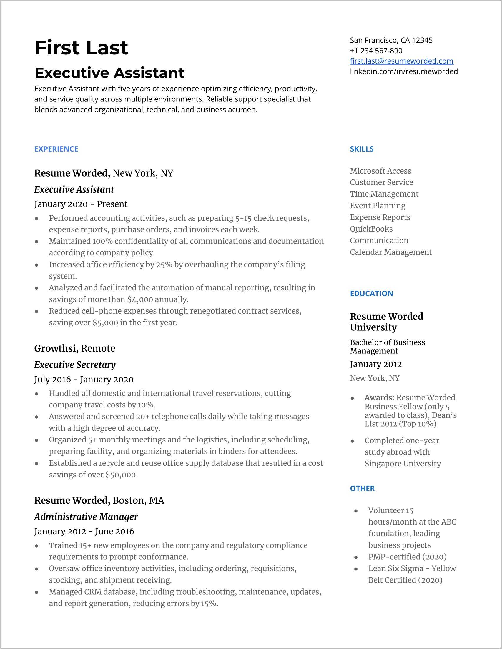 resume-objective-for-executive-assistant-position-resume-example-gallery