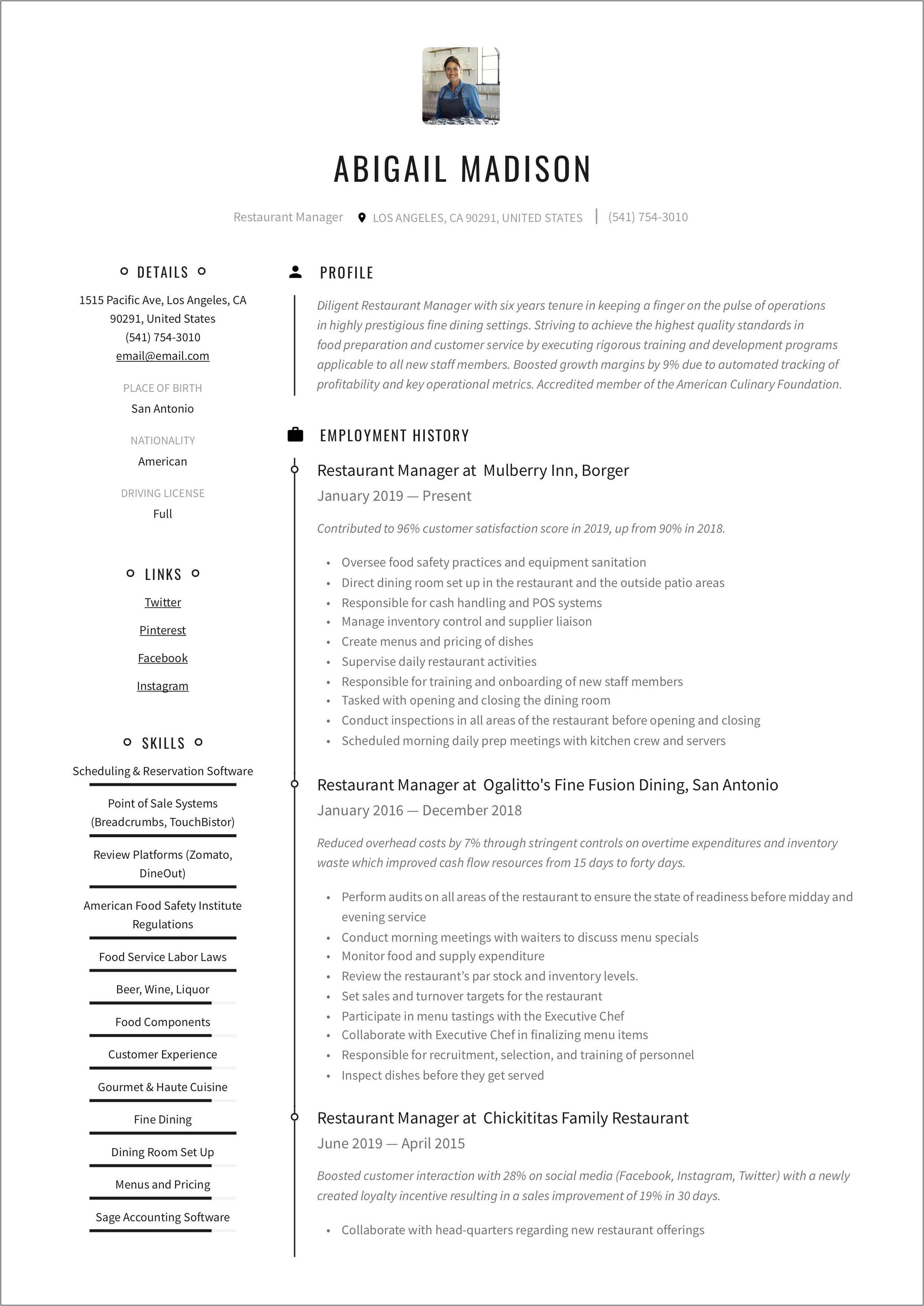 resume-sample-for-manager-at-a-restaurant-resume-example-gallery