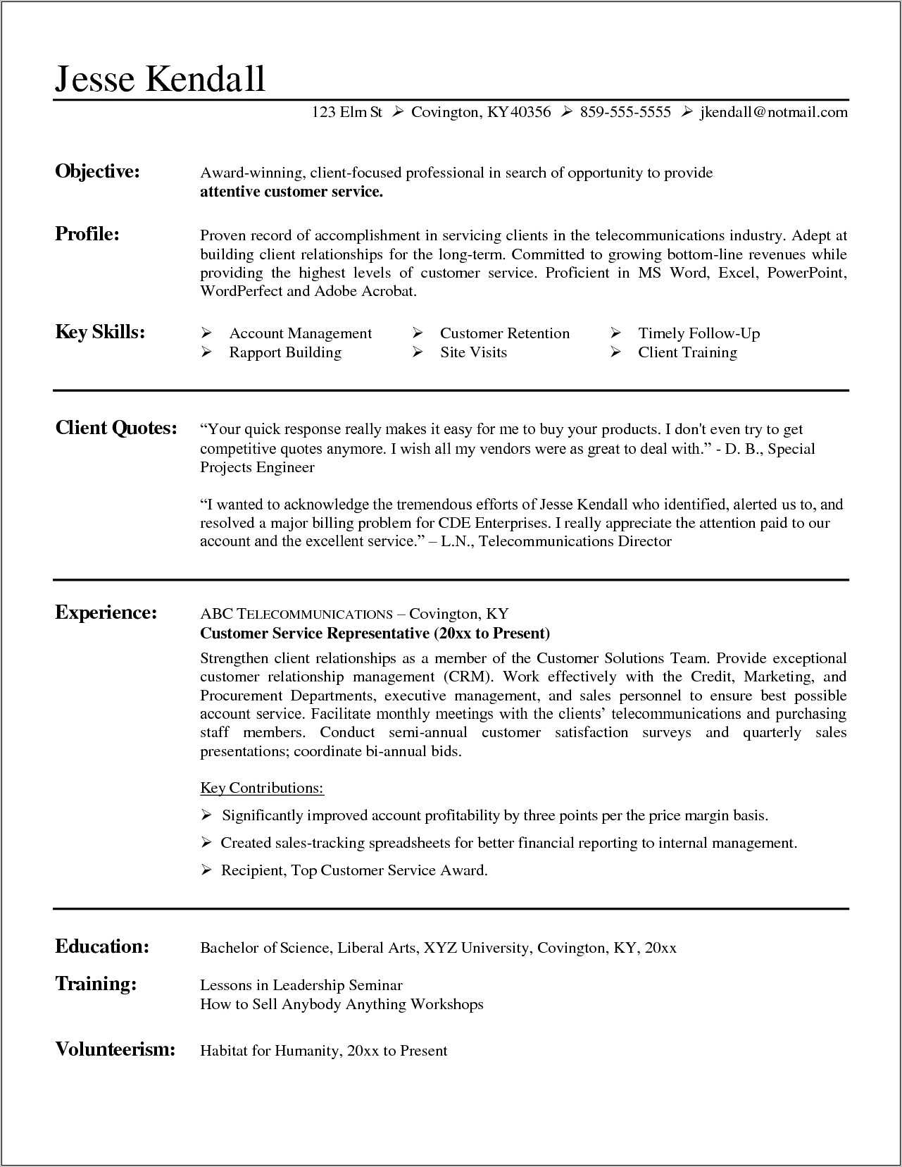 Resume Samples Entry Level Food Service - Resume Example Gallery