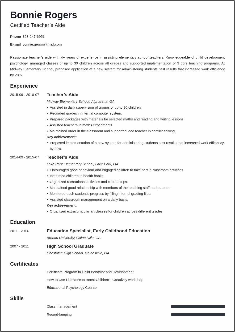 resume-summary-examples-for-a-teacher-s-aide-resume-example-gallery