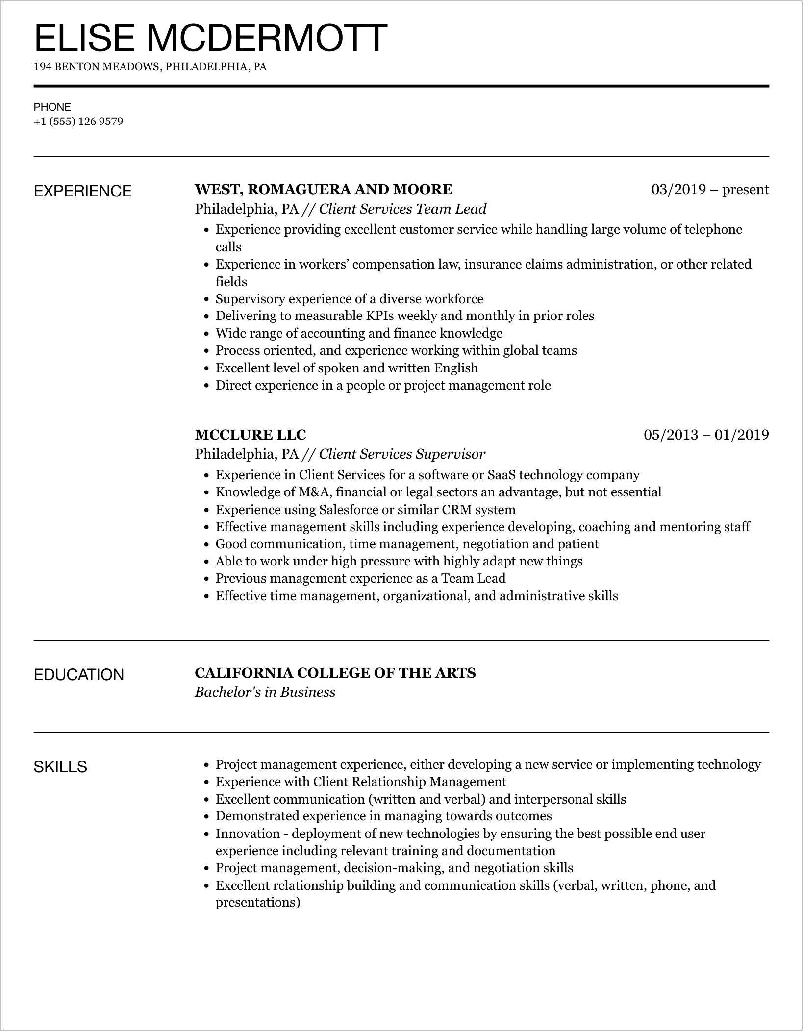 resume-summary-examples-for-client-services-resume-example-gallery