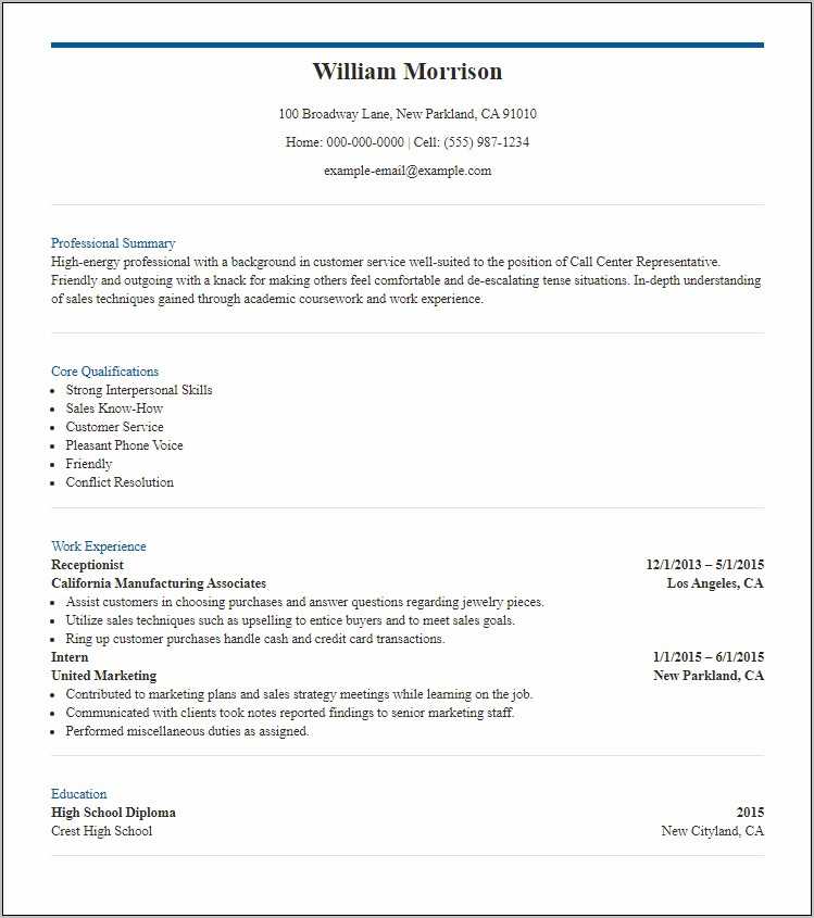 resume-summary-examples-entry-level-customer-service-resume-example