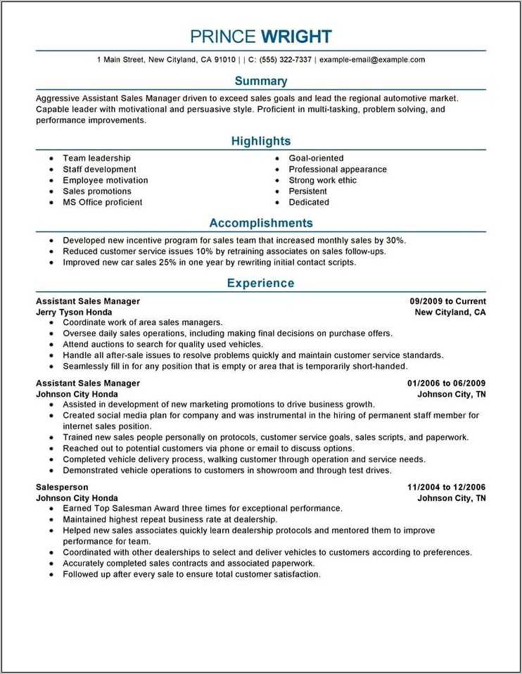 resume-summary-for-auto-sale-cordinator-resume-example-gallery