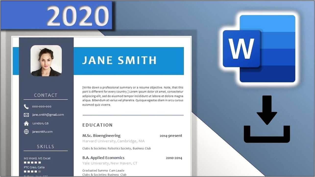 Resume Templates In Microsoft Word 365 - Resume Example Gallery