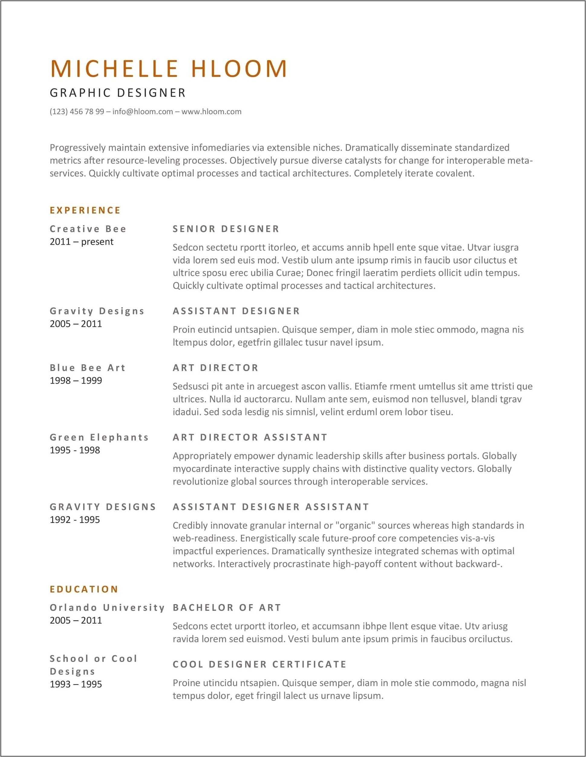 Resume Templates To Use With Microsoft Word Resume Example Gallery