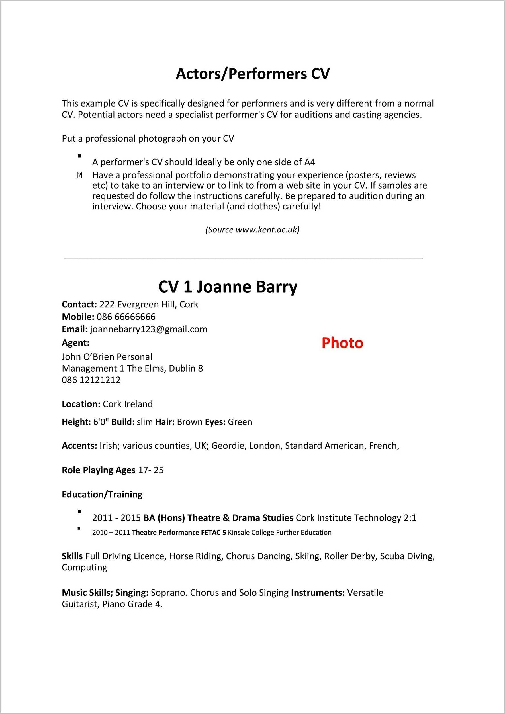 resumes-for-actors-with-no-experience-resume-example-gallery