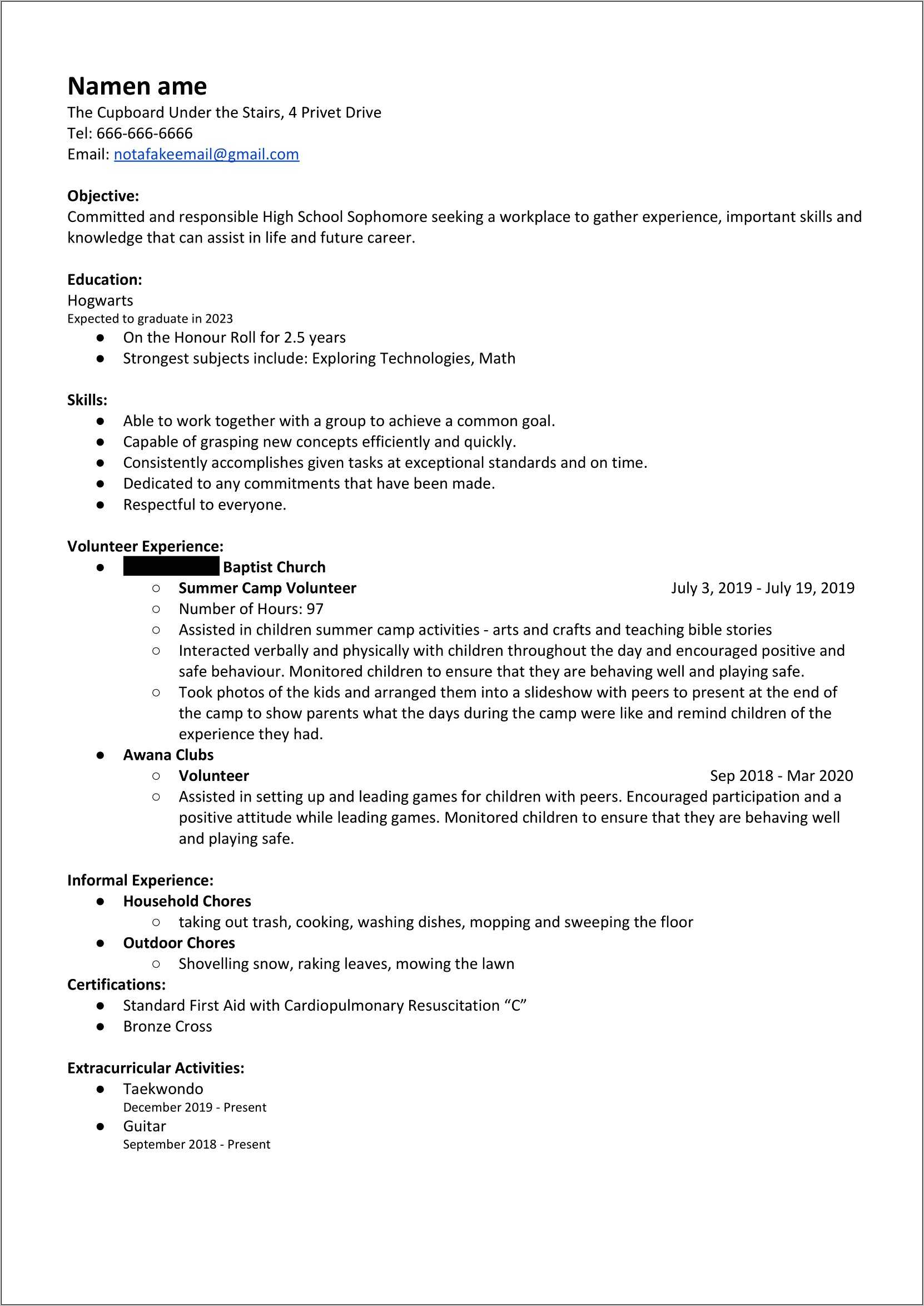 resumes-with-less-than-a-year-work-experience-resume-example-gallery